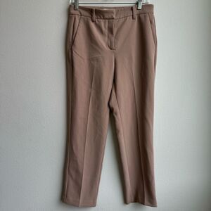 Aritzia Babaton Career Office Wear Slacks Trousers Straight Leg Size 6 Small Tan
